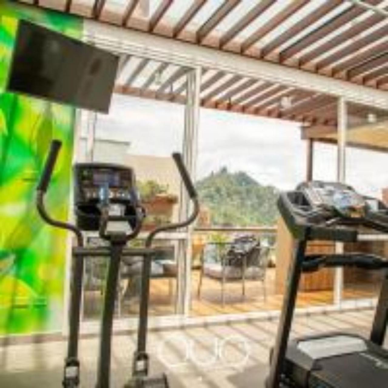 Quo Quality Hotel มานิซาเลส ภายนอก รูปภาพ The gym at the hotel